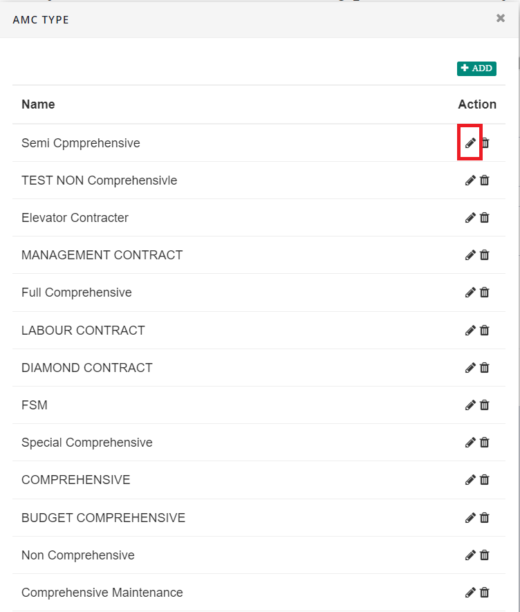 Edit contracts Type