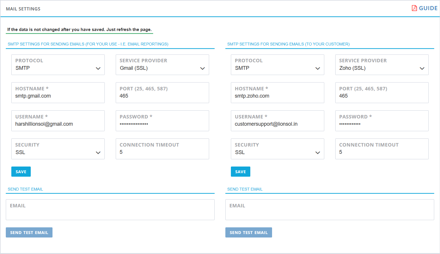 email.setting