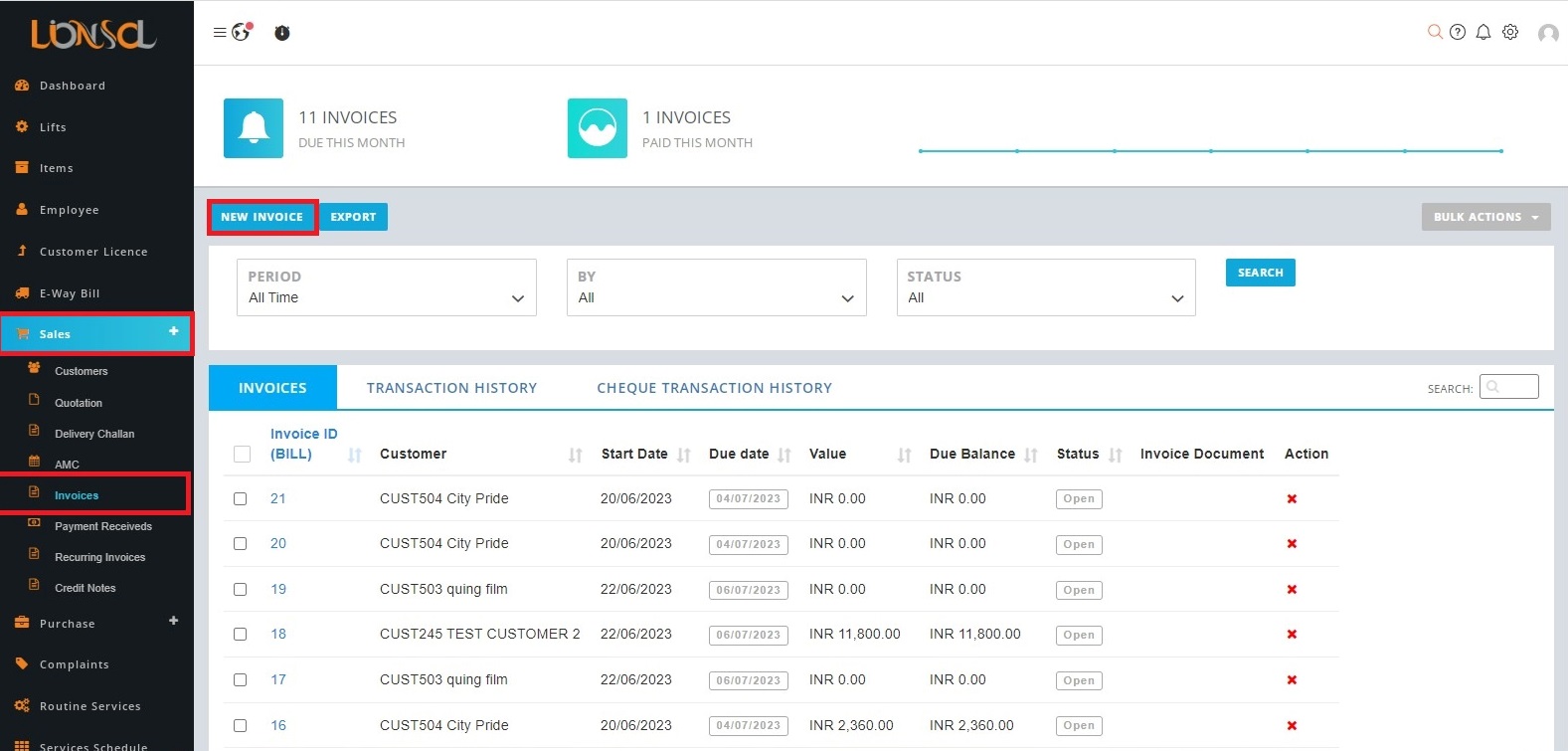 invoice