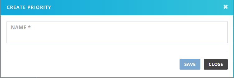create priority Ticket
