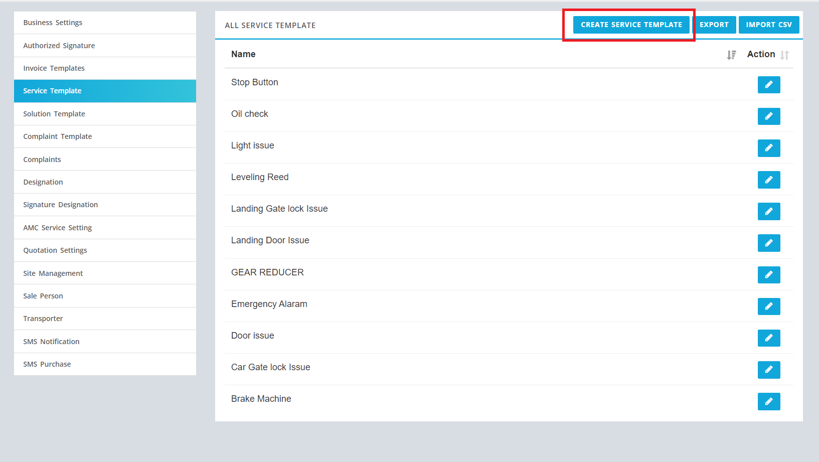service-template