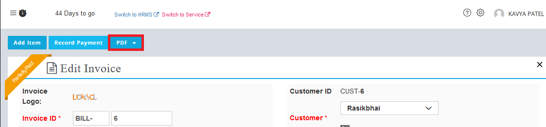 Add Customer