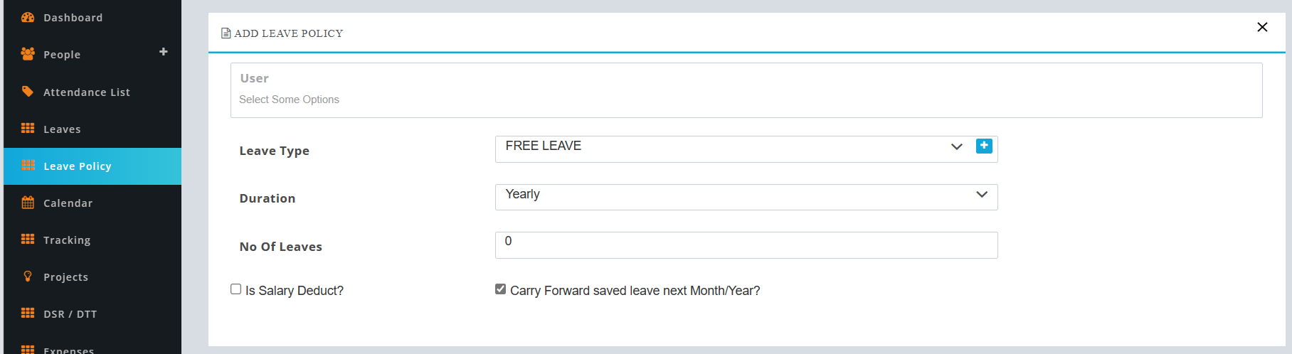 leave policy