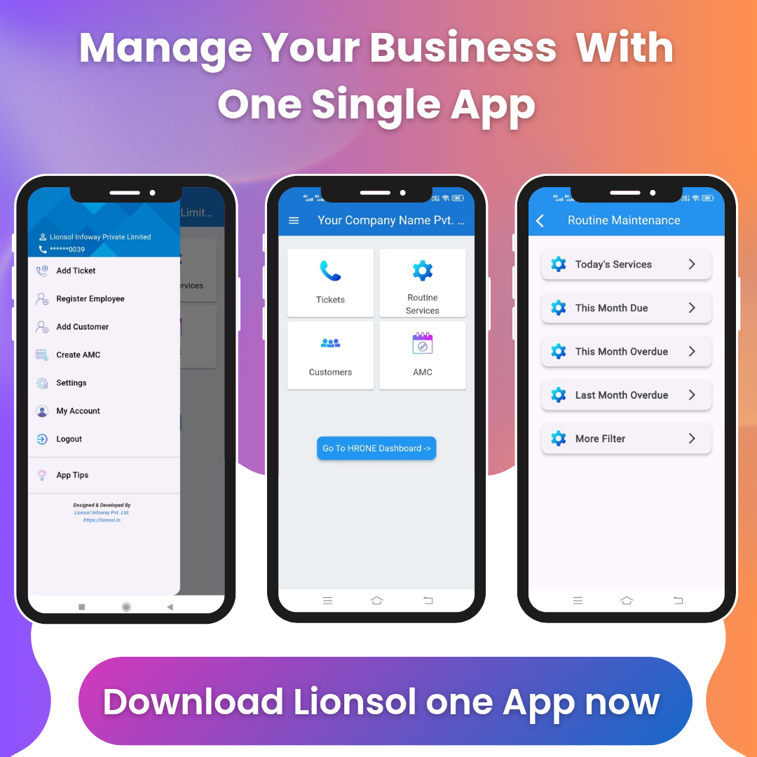 Lionsol Field Service APP